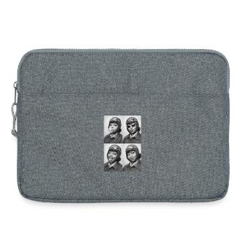Bessie Coleman Collage - Laptoptasche 15" - Grau meliert - Vorne