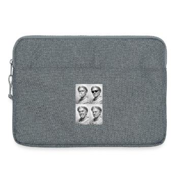 Collège César - Sacoche pour ordinateur portable 15 pouces - gris chiné - Devant