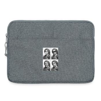 Bande photo d’Alexandre le Grand - Sacoche pour ordinateur portable 15 pouces - gris chiné - Devant