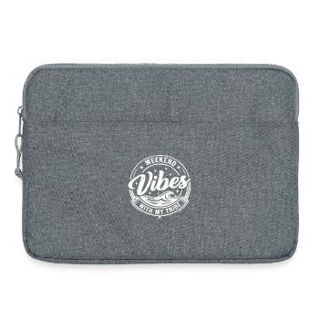 weekend vibes with my tribe - Laptoptasche 15" - Grau meliert - Vorne