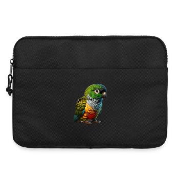 Motif de perruche rocheuse - Sacoche pour ordinateur portable 15 pouces - noir - Devant
