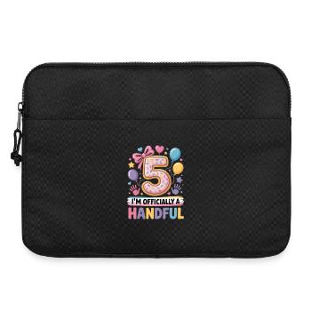 Une poignée de plaisir pour le cinquième anniversaire - Sacoche pour ordinateur portable 15 pouces - noir - Devant
