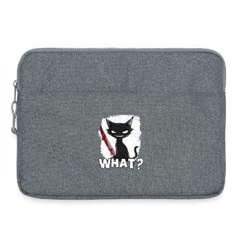Halloween Decoration Horror Rabbit Holder Gift - Laptop bag 15" - heather grey - Front