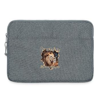 Leo Christian - Laptop bag 15" - heather grey - Front