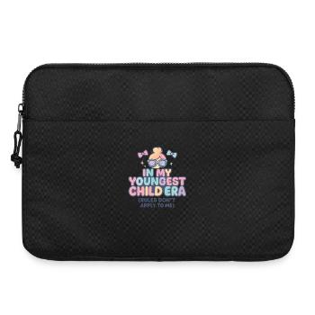 In My Youngest Child Era Tochter Familien Humor - Laptoptasche 15" - Schwarz - Vorne