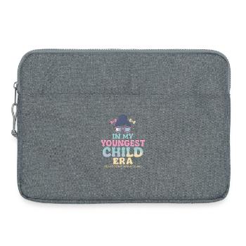 Dans l’humour de l’ère de My Younger Child et de la famille des filles - Sacoche pour ordinateur portable 15 pouces - gris chiné - Devant