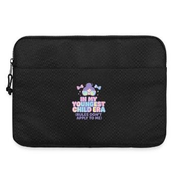 In My Youngest Child Era Tochter Familien Humor - Laptoptasche 15" - Schwarz - Vorne