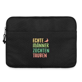 Taubenzüchter Spruch Lustig Taubenflüsterer - Laptoptasche 15" - Schwarz - Vorne