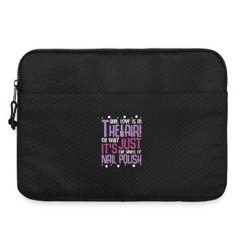 Nageldesigner Nageldesignerin Kosmetik Nagelstudio - Laptoptasche 15" - Schwarz - Vorne