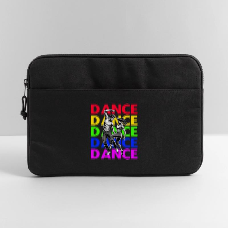 Danse, Passion, Danse, Expression Colorée Sacoche pour ordinateur portable 15 pouces