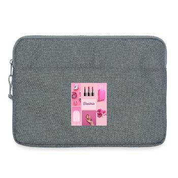 Toothie Pink Glam - Laptoptasche 15" - Grau meliert - Vorne