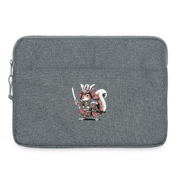 Eichhörnchen-Samurai-Rüstung - Laptoptasche 15" - Grau meliert - Vorne