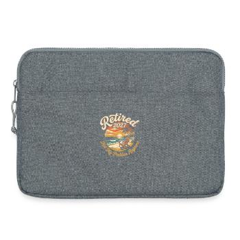 Retirement in 2027 – no longer my problem. Retirement - Laptop bag 15" - heather grey - Front