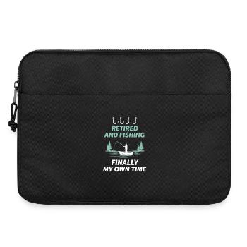 Pensioners Fishing Fishing - Laptop bag 15" - black - Front