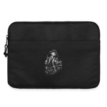 George Washington Drumming Illustration  - Laptoptasche 15" - Schwarz - Vorne