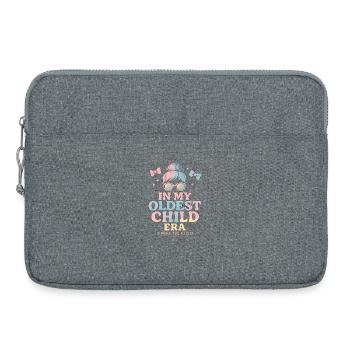 Tochter Familie Humor In My Oldest Child Era - Laptoptasche 15" - Grau meliert - Vorne