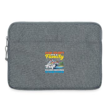 Aw Ship Family Trip Making Memories Funny - Laptop bag 15" - heather grey - Front