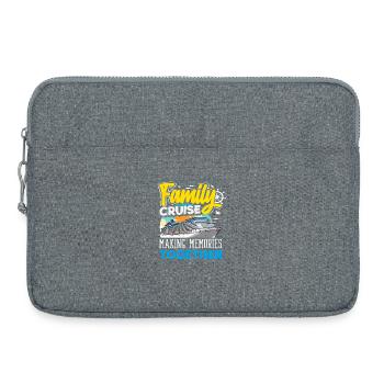 Family Cruise Making Memories Together - Laptop bag 15" - heather grey - Front