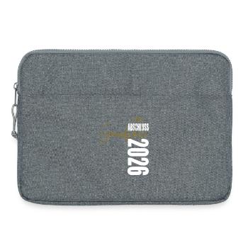 Abschluss 2026 Grundschule - Laptoptasche 15" - Grau meliert - Vorne