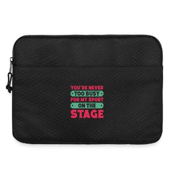 Musical Theatre Never Too Busy On Stage Theater - Laptoptasche 15" - Schwarz - Vorne
