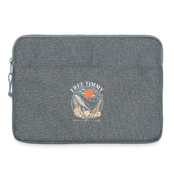 Déclaration de baleines à bosse Timmy Hope Produits dérivés - Sacoche pour ordinateur portable 15 pouces - gris chiné - Devant