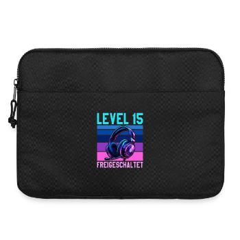 15. Geburtstag Junge Mädchen Gamer Level 15 Jahre - Laptoptasche 15" - Schwarz - Vorne