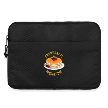 Everyday is Pancake Day – Pancake Love - Laptop bag 15" - black - Front