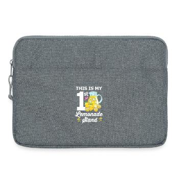 Limonade Limonadenstand Limo Zitrone - Laptoptasche 15" - Grau meliert - Vorne