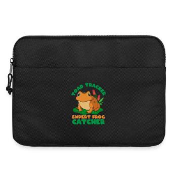 Trappeur de grenouilles, pisteur de crapauds, grenouille experte - Sacoche pour ordinateur portable 15 pouces - noir - Devant