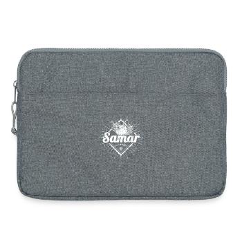 Souvenir philippin des Visayas de l’île de Samar Philippines - Sacoche pour ordinateur portable 15 pouces - gris chiné - Devant