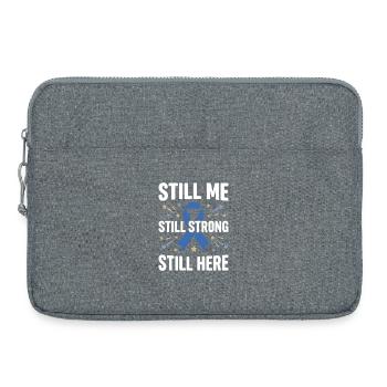 Alopecia Awareness Alopecia Areata Hair Loss - Laptop bag 15" - heather grey - Front