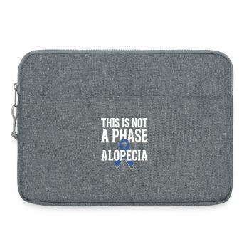 Alopecia Awareness Alopecia Areata Hair Loss - Laptop bag 15" - heather grey - Front