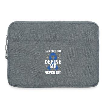Alopecia Awareness Alopecia Areata Hair Loss - Laptop bag 15" - heather grey - Front