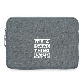 It’s A Isaac Thing You Wouldn’t Understand - Laptop bag 15" - heather grey - Front