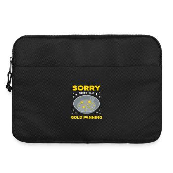 Sorry No Luck Today Gold Panning Sarcastic Quote - Laptop bag 15" - black - Front