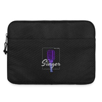 Born To Be Singer pour chanteurs et musiciens de groupe - Sacoche pour ordinateur portable 15 pouces - noir - Devant