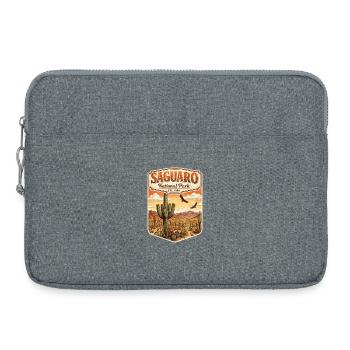 Saguaro National Park Emblem - Laptop bag 15" - heather grey - Front