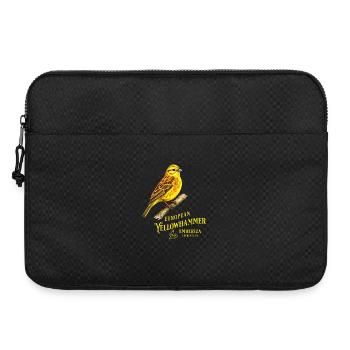 Design européen de l’oiseau Yellowhammer Yellowhammer Bunting - Sacoche pour ordinateur portable 15 pouces - noir - Devant