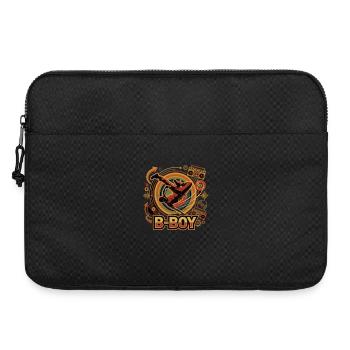 Breakdance B-Boy Hip Hop Retro Streetstyle - Laptoptasche 15" - Schwarz - Vorne