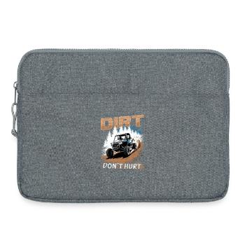 UTV Off Road 4 Wheeler Side by side - Laptoptasche 15" - Grau meliert - Vorne