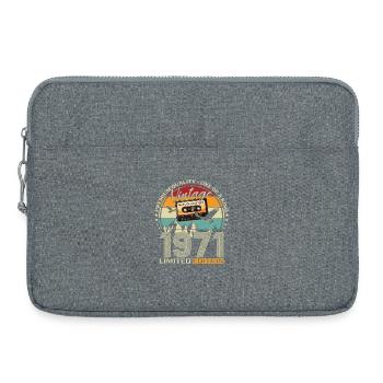 Homme à cadeaux pour le 55e anniversaire Meilleur de mai 1971 - Sacoche pour ordinateur portable 15 pouces - gris chiné - Devant