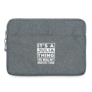 It’s A Julia Thing You Wouldn’t Understand - Laptop bag 15" - heather grey - Front