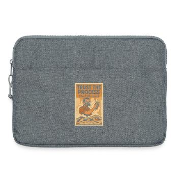 Trust the Process | Renovation Staub - Laptop bag 15" - heather grey - Front