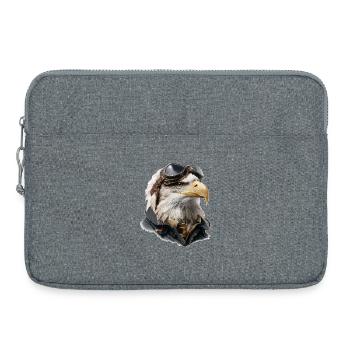 Adler Pilot - Laptoptasche 15" - Grau meliert - Vorne