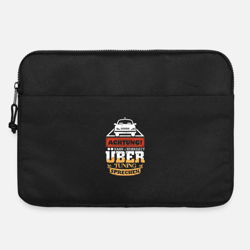 Tuner Tuning Auto Kfz Motorsport Turbo Spruch - Laptoptasche 15" - Schwarz