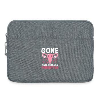 Hystérectomie ovarienne Utérus Utérus - Sacoche pour ordinateur portable 15 pouces - gris chiné - Devant