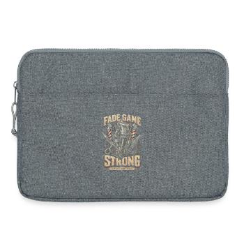 Barber Barbier Fade Game Strong - Laptop bag 15" - heather grey - Front