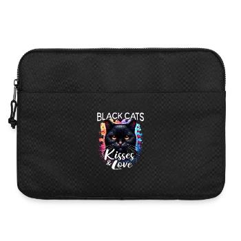 Black Cat Love - Laptop bag 15" - black - Front