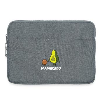 Mamacado Duo Avocado Mom & Pal - Laptop bag 15" - heather grey - Front