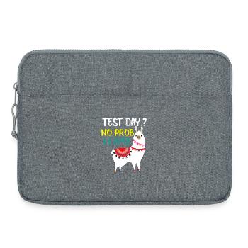 Testtag No Prob Llama - Laptoptasche 15" - Grau meliert - Vorne
